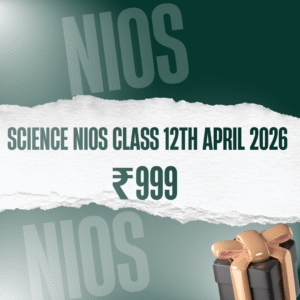 DNS Academy (Science)- NIOS Class 12th April 2026